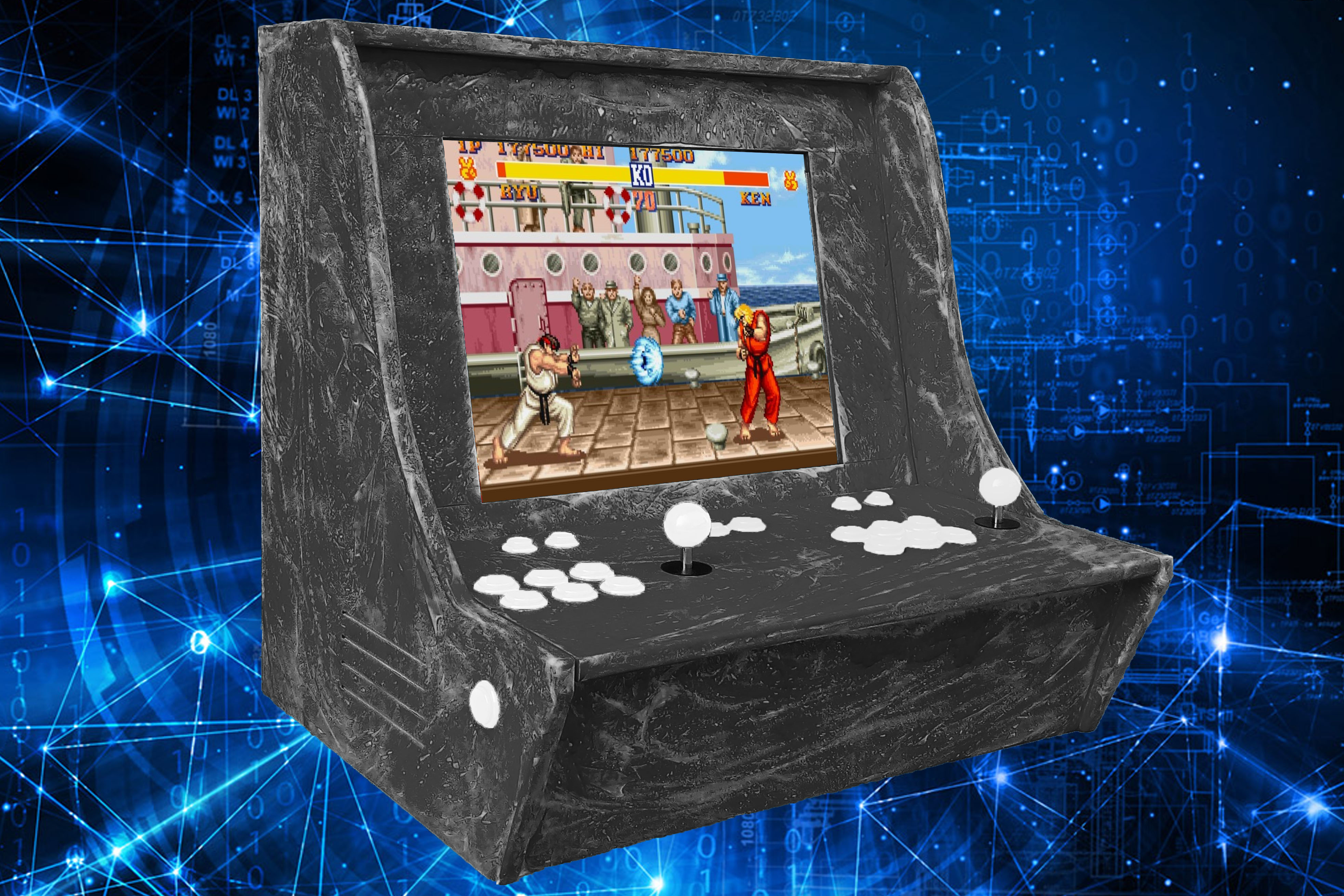 Ρετρό Arcade Καμπίνα Παιχνιδομηχανή (+5000 παιχνίδια)