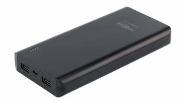 Powerbank ANSMANN 20000mAh με 2 εισοδους μαυρο Powerbank ANSMANN 20000mAh με 2 εισοδους μαυρο