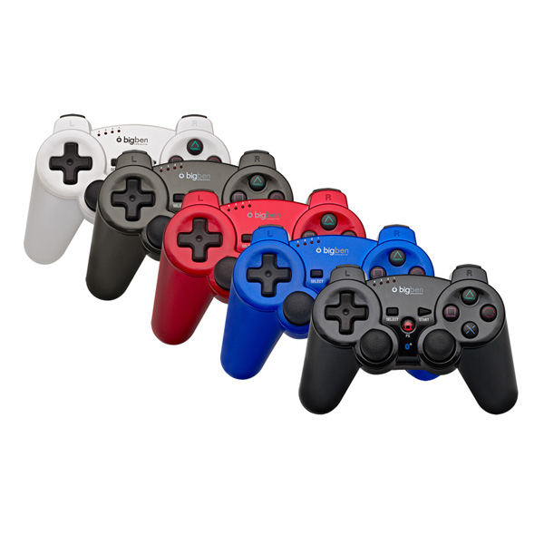 Big Ben Black Metallic Pad SIXAXIS Bluetooth Controller for PS3 (PS3PADMETALBT)