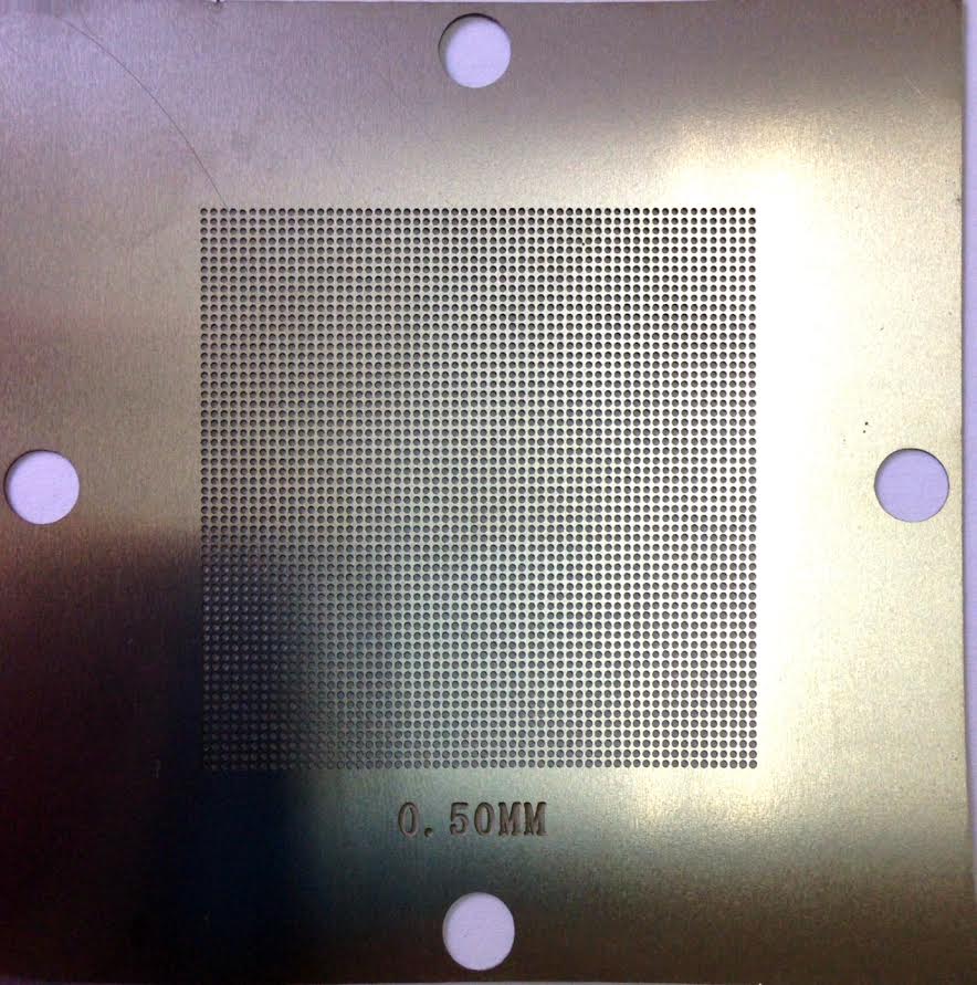 80 x 80mm BGA Universal Stencil Kit for Laptop Universal reballing