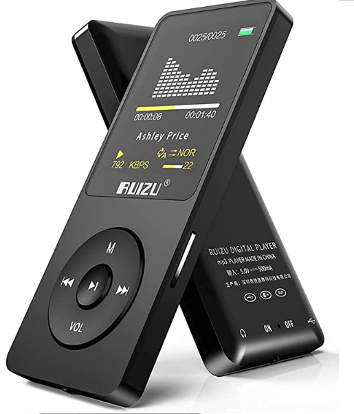 RUIZU MP3 Player 2.4 Inch Touchscreen Portable HiFi Lossless MP3 Player
