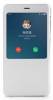 Γνήσια Δερμάτινη Smart Flip Θήκη Με Λειτουργία Smart Wake Up/Sleep για Xiaomi Redmi Note 4 Ασημί (Xiaomi)