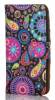 LG G Flex 2 H955 - Leather Wallet Case Black With Colourful Jellyfish (OEM)