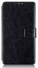 Leather Wallet/Case With Plastic Back Cover for Alcatel One Touch Pop C3 (OT-4033D) Black (OEM)