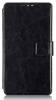 Leather Wallet/Case With Plastic Back Cover for Alcatel One Touch Pop C3 (OT-4033D) Black (OEM)