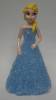 Διακοσμητική Led Μινιατούρα Πριγκίπισσα Έλσα Με Γαλάζιο Φόρεμα