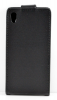 Sony Xperia Z2 - Leather Flip Case Black (OEM)
