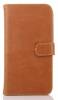 Sony Xperia E4 - Leather Wallet Case Brown (ΟΕΜ)