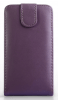 Sony Xperia M2 D2303 - Δερμάτινη Θήκη Flip Μώβ (OEM)
