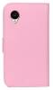 LG Nexus 5 D820 / D821 - Leather Wallet Stand Case Pink (OEM)