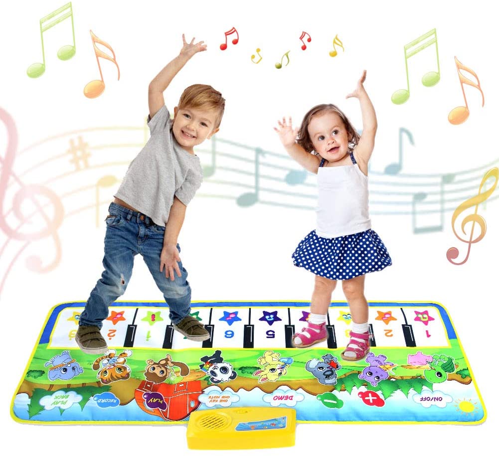 Kids Piano Mat,Toddlers Kids Toys Age 1 2 3 4 5 Year Old Girls Boys