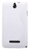 Sony Xperia E / dual Θήκη Σιλικόνης TPU S-line - Άσπρο