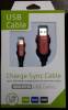 iPhone 5 / iPhone 6 / iPad mini / iPad Air / iPod Lightning USB Cable 1.5m High Speed  30% faster charging- Red