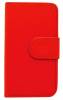 Microsoft Lumia 532 - Leather Wallet Case Red (OEM)