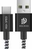 OEM Braided USB 2 Cable USB-C male - USB-A male 200cm (10654) OEM Braided USB 2 Cable USB-C male - USB-A male 200cm (10654)