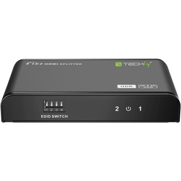 Techly HDMI2-4K2HDR HDMI v2.0 Splitter 4K 2ways HDR