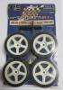 NIKKO EVOLUTION SERIES OPTION PARTS SLICK tyre WHEELSET 1/10