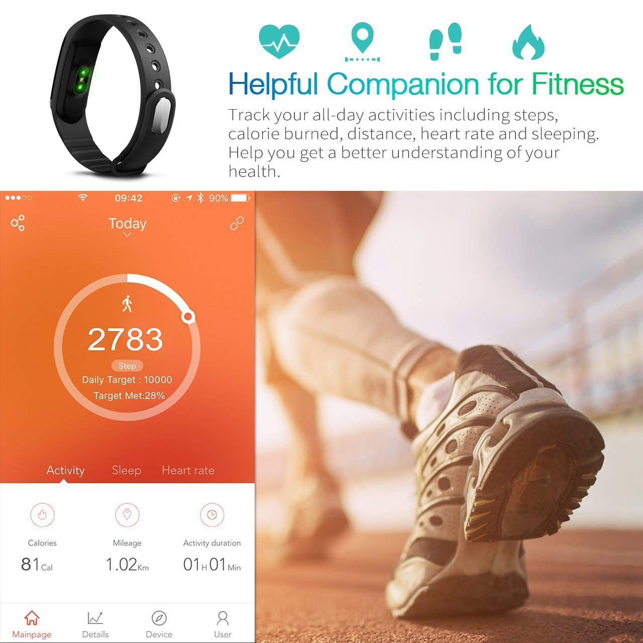 ID115 Plus Fit Tracker Smart Bracelet With Color LCD Screen, Pedometer,  Heart Rate & Blood Pressure Monitor Fitness Tracker Watch Band From  Uonetech, $3.89 | DHgate.Com