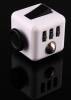 FIDGET DICE CUBIC TOY FOR FOCUSING / STRESS RELIEVING White-Black (OEM)