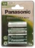 4 Of Panasonic 1800mah ACCU Rechargeable Batteries AA P6P NI-MH P-6P/4BC1800