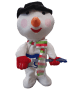 Christmas Musical Toy Frostie Plush with Guitar 30 cm