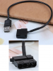 4 Pin 12V To 5V USB 2l Fan Power Adapter Cable Extension  Black 25cm (ΟΕΜ)(BULK)