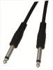 5M Nickle 6.3MM Plug To 6.3MM Plug Mono (OEM) 5M Nickle 6.3MM Plug To 6.3MM Plug Mono (OEM)