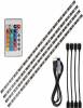 Ταινία LED RGB 4x50cm με Τηλεχειριστήριο SMD5050 USB (5V) USB TV Strip Light