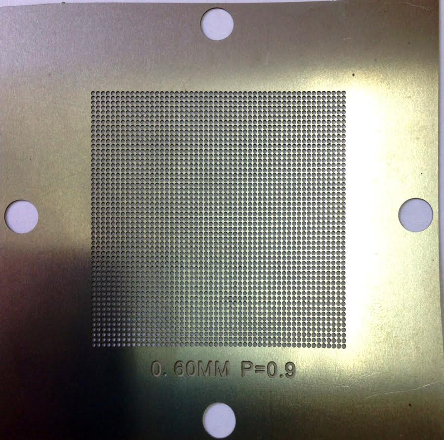 80 x 80mm BGA Universal Stencil Kit for Laptop Universal reballing