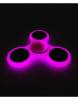 BLCR Tri-Spinner Fidget Toy EDC Plastic 3 minute  Hand Spinner for Autism and ADHD Phosphorus Purple