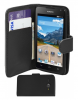 Huawei Ascend Y530 - Leather Wallet Case Black (OEM)
