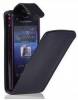 Sony Ericsson Xperia Ray ST18i Δερμάτινη Θήκη Flip Μαύρη