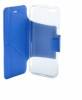 Samsung Galaxy Core 2 G355HN - Leather Wallet Case Blue (Ancus)