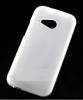 TPU Gel Case for HTC One Mini 2 Clear White (OEM)