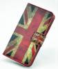 Leather Wallet Stand/Case for Alcatel One Touch Pop C7 OT-7041D England Flag (OEM)