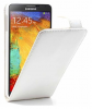 Samsung Galaxy Note 3 N9000 Δερμάτινη Θήκη Flip Λευκό SGN3LFCW OEM