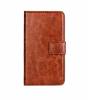 LG L90 D405/D410 - Leather Wallet  Stand Case Brown (OEM)