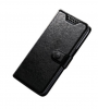 leather Phone Wallet Case for TP-link Neffos C7  Black (BULK) (OEM)