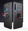 TPU Luxury Magnetic Back Cover Case Finger Ring 360 Rotation for Samsung A9 2018 (OEM) Black