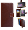 Leather Wallet Flip Stand Case Cover For Lenovo Phab 2 Plus Dark Brown (BULK) (OEM)