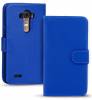 LG G4c H525N / Magna H500F - Leather Wallet Case Blue (OEM)