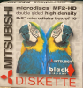 MITSUBISHI BLACK DIAMOND MF2-HD Formatted DOUBLE SIDED  3.5