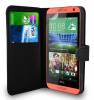 Leather Wallet/Case for HTC Desire 610 Black (OEM)