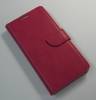 Leather Wallet Case for Lenovo S660 Magenta (OEM)