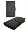 Sony Xperia Z Δερμάτινη Θήκη Πορτοφόλι - Μαύρο