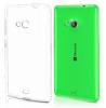 Microsoft Lumia 535 - Μαλακή θήκη Tpu Διαφανής Λευκή (OEM)