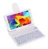 Leather Bluetooth with Keyboard Stand Case for Samsung Galaxy Tab 4 7 SM-T230 White (OEM)