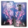 LG G Flex 2 H955 - Leather Wallet Stand Case Blue With Butterflies (OEM) LG G Flex 2 H955 - Leather Wallet Stand Case Blue With Butterflies (OEM)