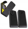 Nokia 220 - Leather Flip Case Black (OEM)
