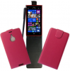 Nokia Lumia 1520 - Leather Flip Case Magenta (OEM)